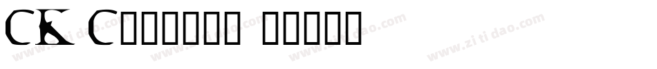 CK Cracked字体转换